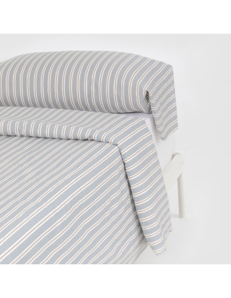 Copripiumino cotone Schon blu grigiastro Copripiumino cotone Schon blu grigiastro