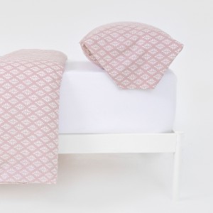 Copripiumino cotone Zurich malva rosa
