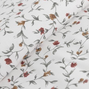 Copripiumino cotone Triana ocra - terracotta 2