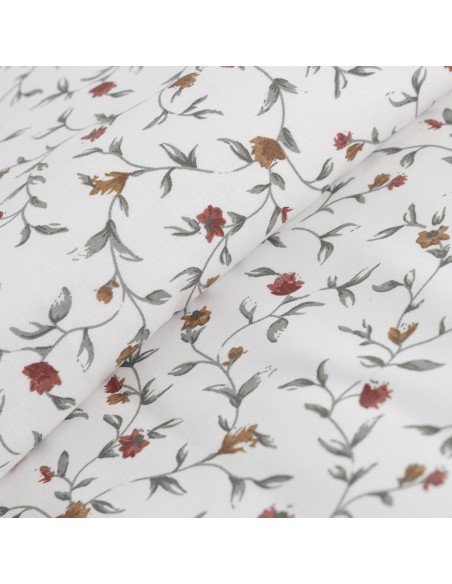 Copripiumino cotone Triana ocra - terracotta Copripiumino cotone Triana ocra - terracotta