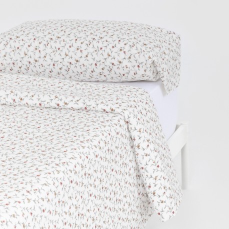 Copripiumino cotone Triana ocra - terracotta