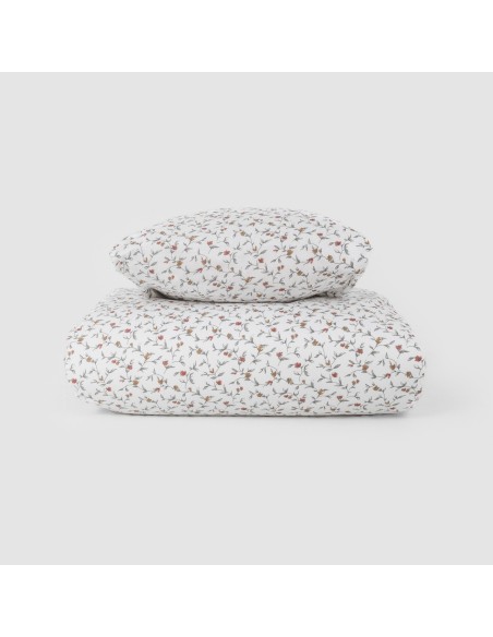 Copripiumino cotone Triana ocra - terracotta Copripiumino cotone Triana ocra - terracotta