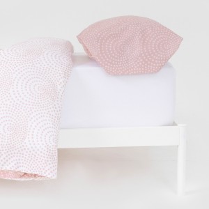 Copripiumino cotone Katy reversible malva rosa