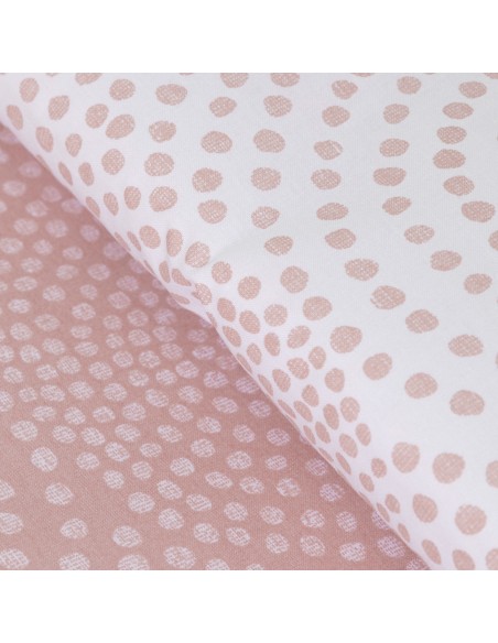 Copripiumino cotone Katy reversible malva rosa Copripiumino cotone Katy reversible malva rosa