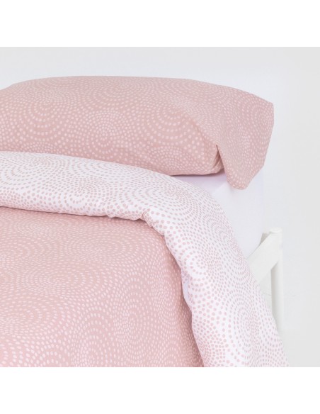 Copripiumino cotone Katy reversible malva rosa Copripiumino cotone Katy reversible malva rosa