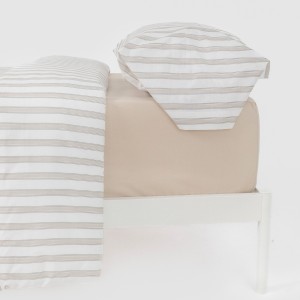 Copripiumino cotone Raya Sit topo - verde secco