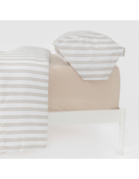 Copripiumino cotone Raya Sit topo - verde secco Copripiumino cotone Raya Sit topo - verde secco