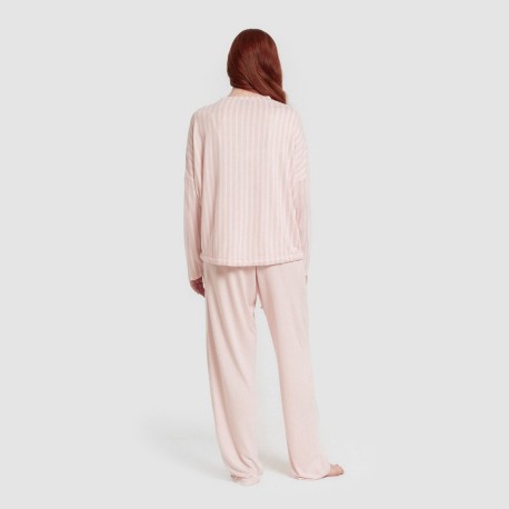 Pigiama lungo Secret donna Raya Marsella rosa