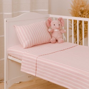 Set di lenzuola flanella Raya Marsella rosa keike cuna