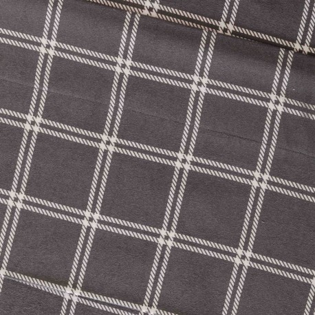 Set di lenzuola flanella Cuadro Nitari gris chiaro