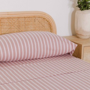 Set di lenzuola flanella Raya Marsella rosa keike