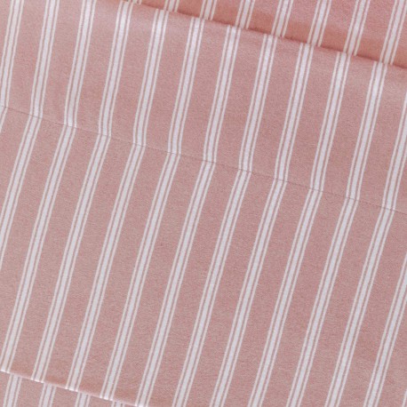 Set di lenzuola flanella Raya Marsella rosa keike