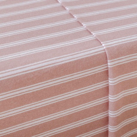 Set di lenzuola flanella Raya Marsella rosa keike