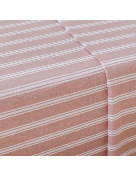 Set di lenzuola flanella Raya Marsella rosa keike