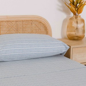 Set di lenzuola flanella Etnico indigo