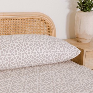 Set di lenzuola flanella Galisteo gris chiaro