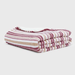 Coperta sherpa Raya Calendula malva rosa