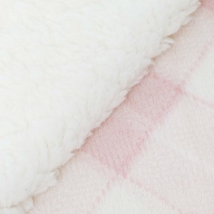 Coperta sherpa Cuadro Guima rosa 2