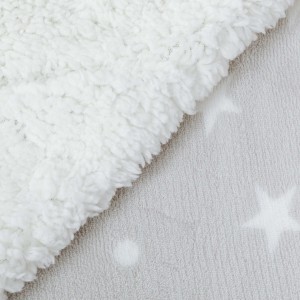 Coperta sherpa Cosmo perla 2