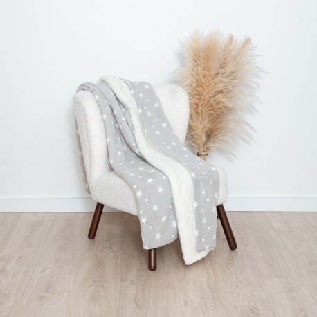 Coperta sherpa Cosmo perla