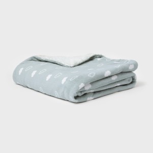 Coperta sherpa Nube New verde tiffany
