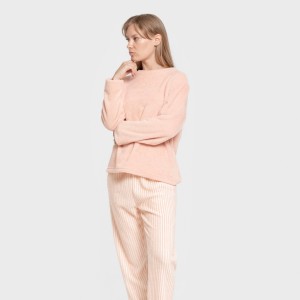 Pigiama pile coral Raya Paloma pesca 2