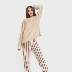 Pigiama pile coral Raya Brooke sabbia