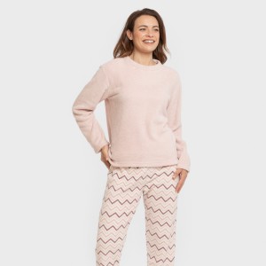 Pigiama pile coral Kit rosa chiaro 2