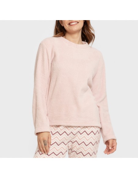 Pigiama pile coral Kit rosa chiaro