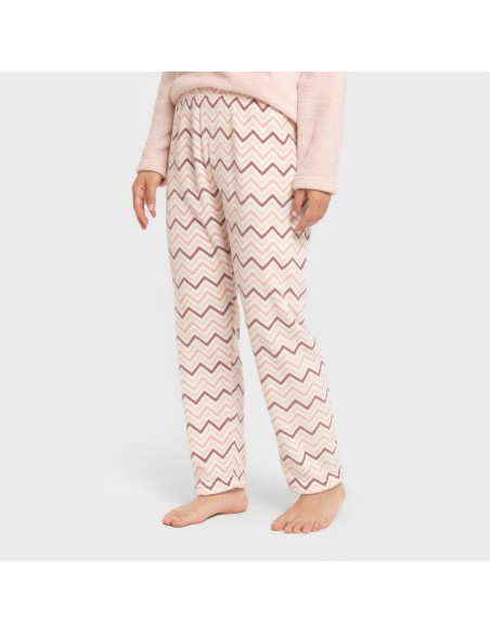 Pigiama pile coral Kit rosa chiaro