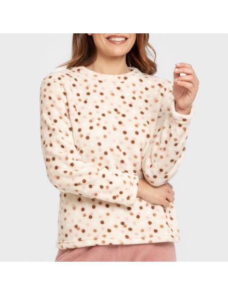 Pigiama pile coral Janice malva