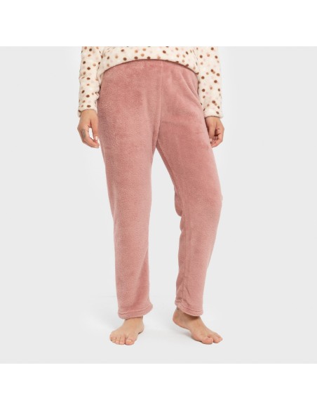 Pigiama pile coral Janice malva