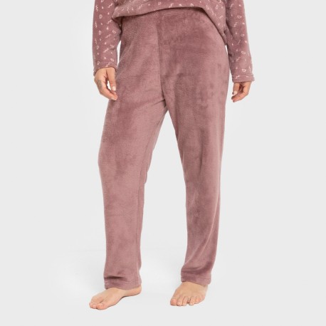 Pigiama pile coral Mimi melanzana