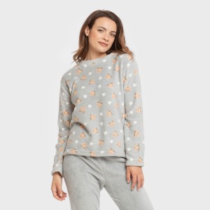 Pigiama pile coral Tatini indaco