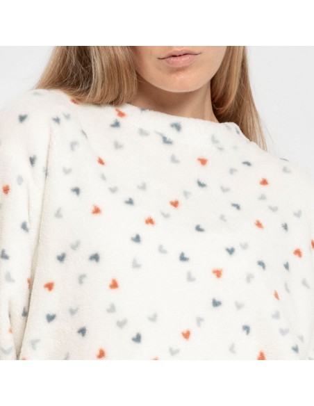 Pigiama pile coral Julie indaco