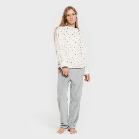 Pigiama pile coral Julie indaco