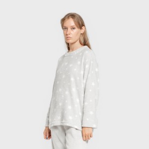 Pigiama pile coral Cosmo grigio perla 2