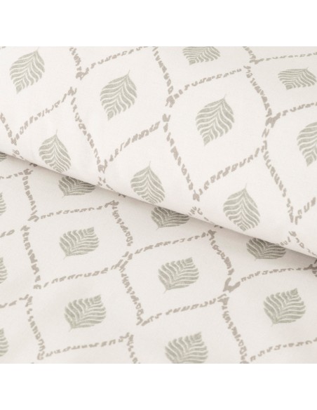 Copripiumino cotone Charleston verde secco Copripiumino cotone Charleston verde secco