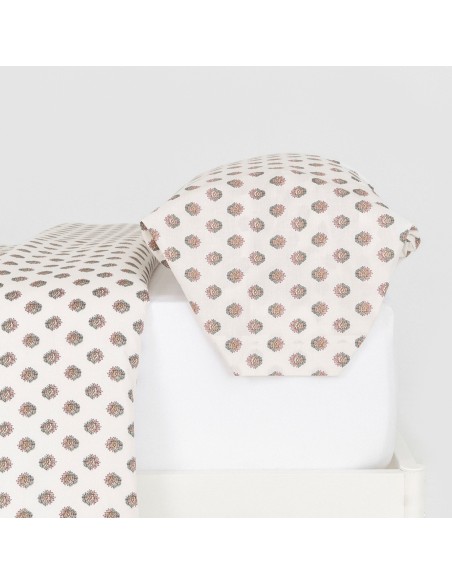 Copripiumino cotone Elliane verde keike