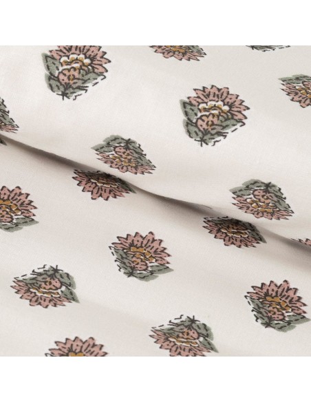 Copripiumino cotone Elliane verde keike