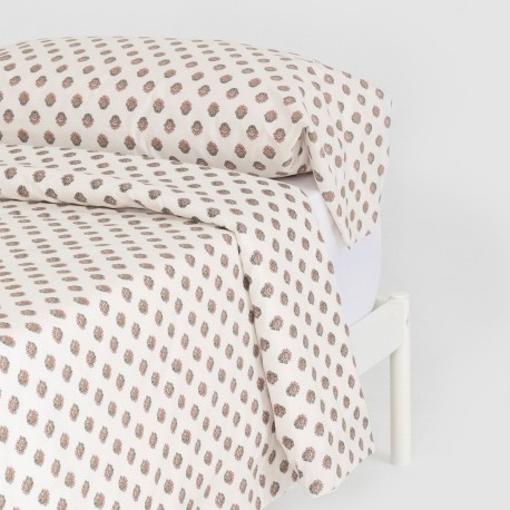 Copripiumino cotone Elliane verde keike