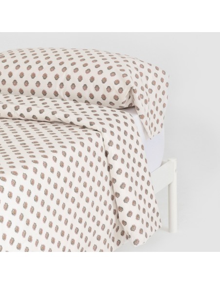 Copripiumino cotone Elliane verde keike