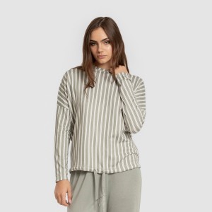 Pigiama lungo Secret donna Raya Marsella verde militare