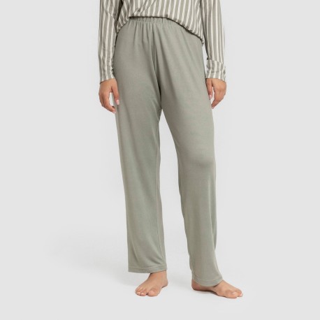 Pigiama lungo Secret donna Raya Marsella verde militare