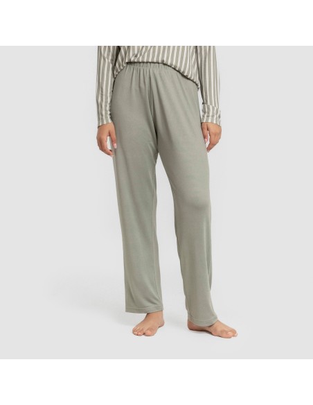 Pigiama lungo Secret donna Raya Marsella verde militare