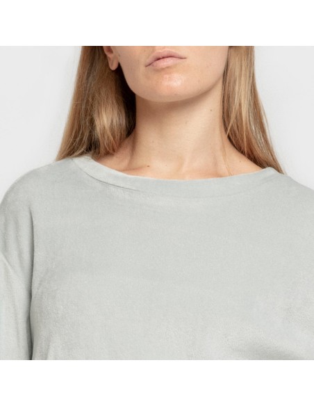 Pigiama velluto super soft Nubecita verde tiffany