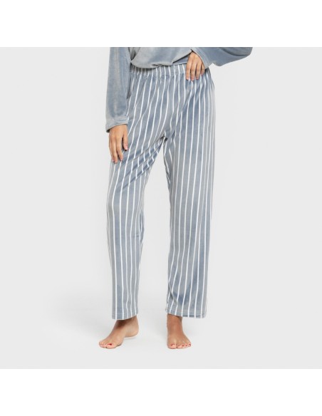 Pigiama velluto super soft Raya Astria indaco Pigiama velluto super soft Raya Astria indaco