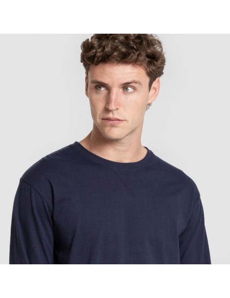 Pigiama uomo franella Monclova blu marino