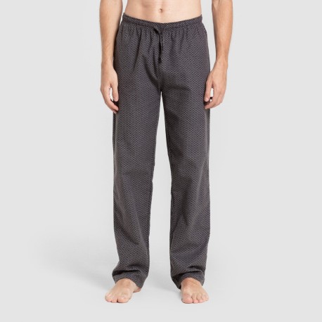 Pigiama uomo franella Polo cinza