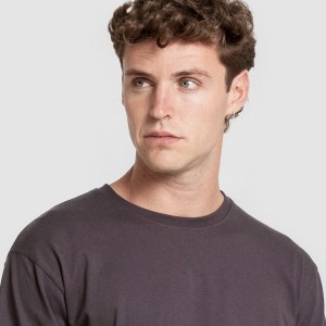 Pigiama uomo franella Raya Derek grigio antracite 2